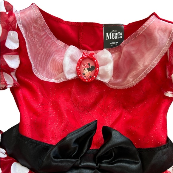 Disney Minnie Mouse polka dot red dress Sz 3T-4T - Picture 6 of 6